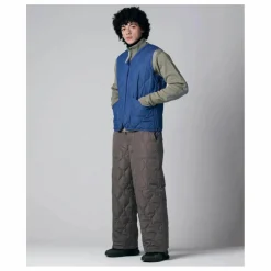 Veste Militaire Sans Manche Unisexe Col V | Bleu indigo