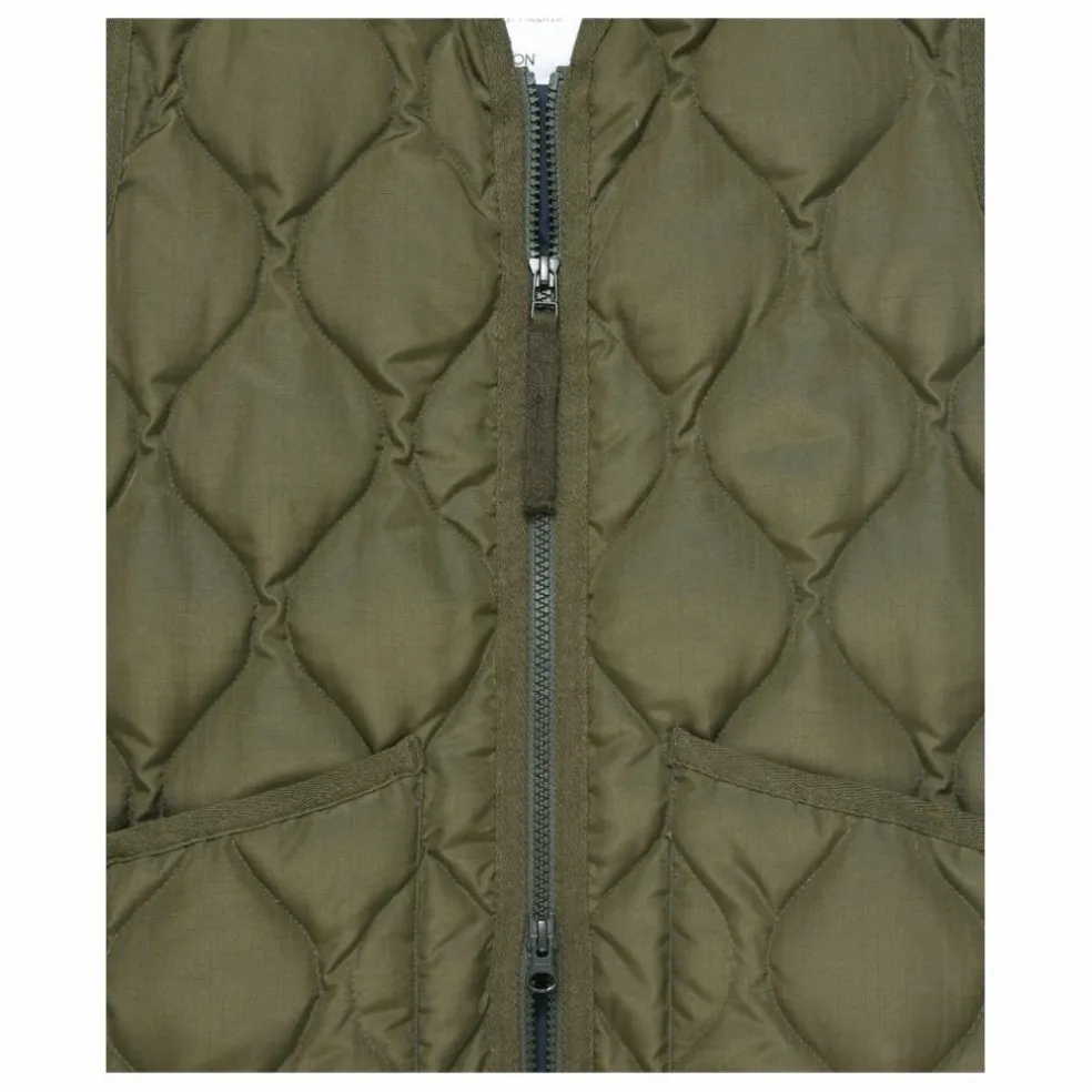 Veste Militaire Sans Manche Unisexe Col V | Olive