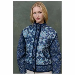 Veste Omotayo Midnight Star Patchwork Coton Bio - Collection Femme | Bleu