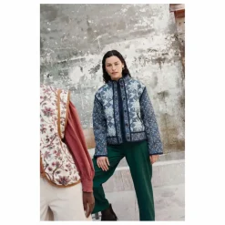 Veste Omotayo Midnight Star Patchwork Coton Bio - Collection Femme | Bleu