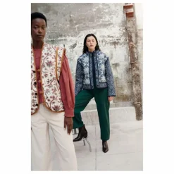 Veste Omotayo Midnight Star Patchwork Coton Bio - Collection Femme | Bleu