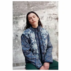 Veste Omotayo Midnight Star Patchwork Coton Bio - Collection Femme | Bleu