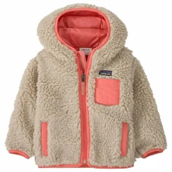 Veste Polaire à Capuche Retro-X Fibres Recyclées | Rose