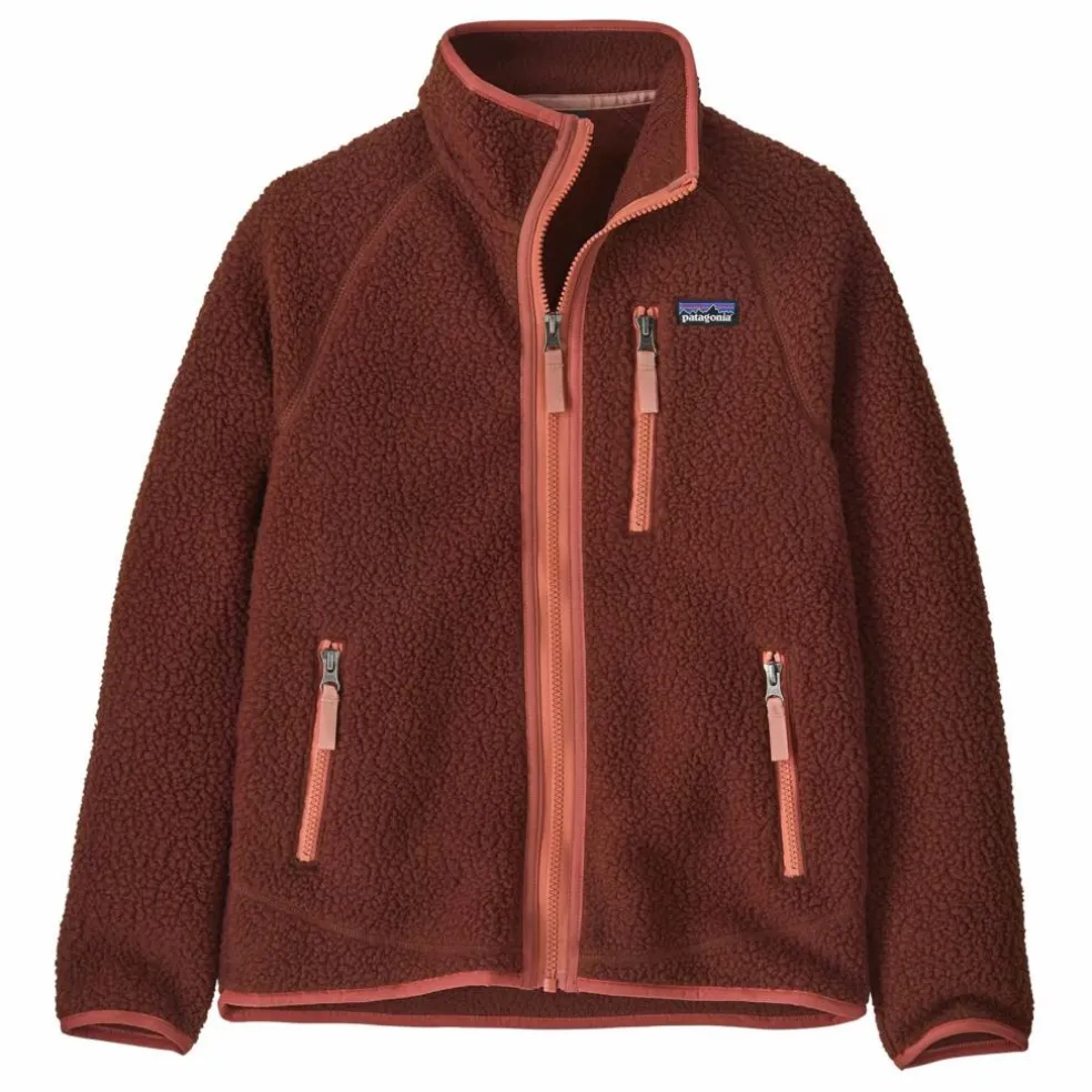 Veste Polaire Retro Pile Fibres Recyclées | Marron