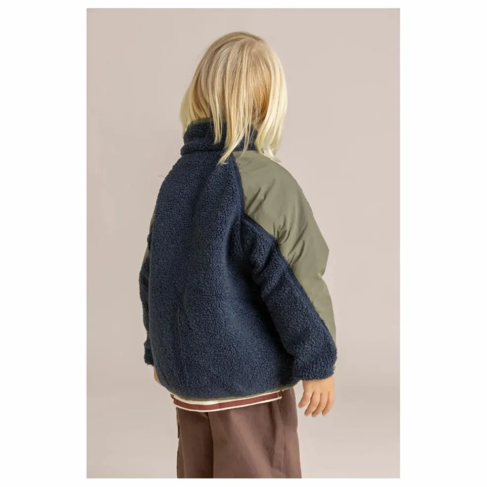 Veste Polaire Réversible Monceau Fibres Recyclées | Vert kaki
