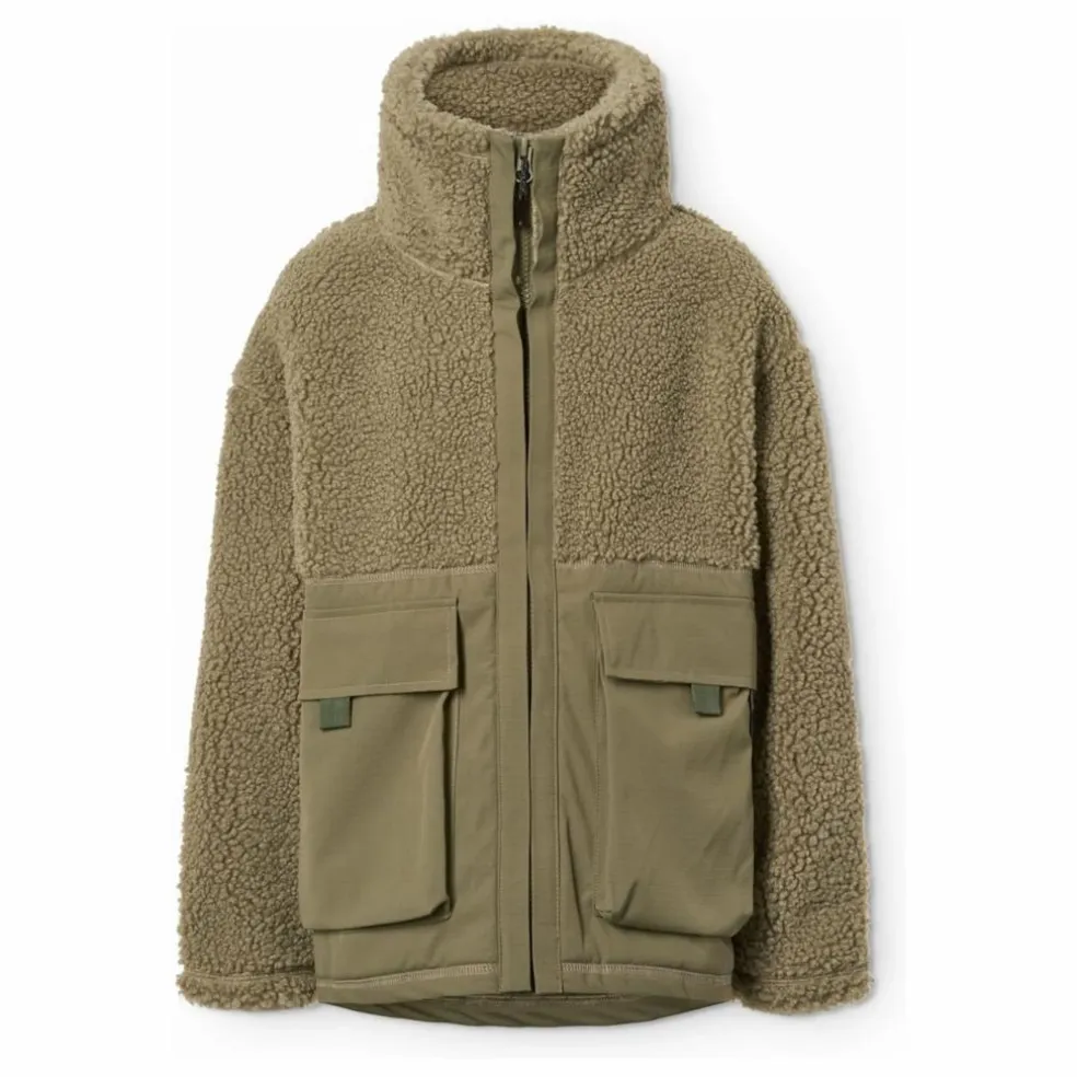 Veste Polaire Utha Fibres Recyclées | Vert kaki