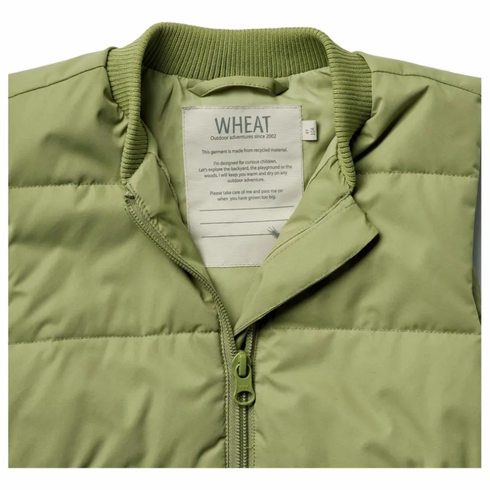 Veste Puffer Sans Manches Andre Unie Fibres Recyclées | Vert