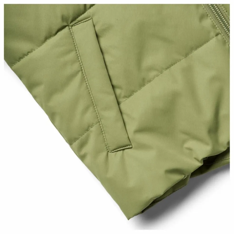 Veste Puffer Sans Manches Andre Unie Fibres Recyclées | Vert