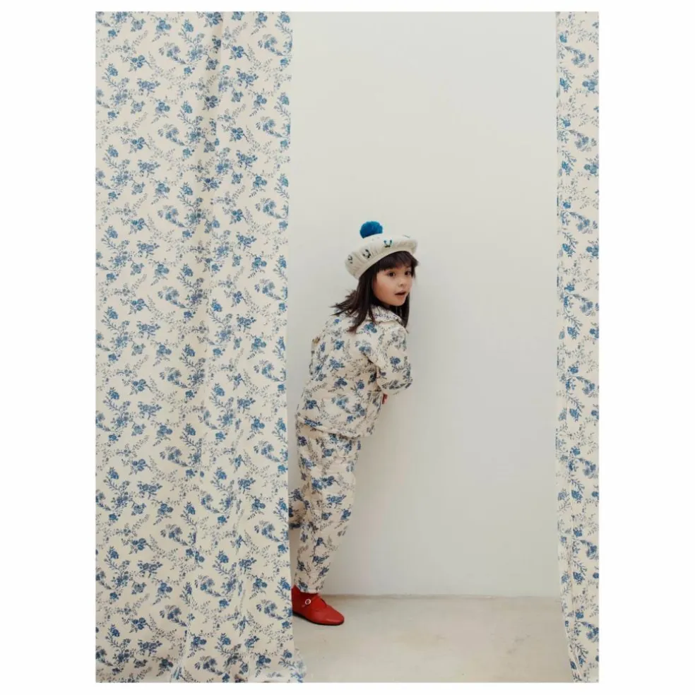 Veste Quiltée Fleurie | Ecru