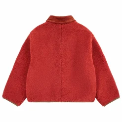 Veste Réversible Carreaux Fibres Recyclées | Rouge