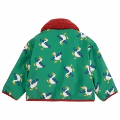 Veste Réversible Façon Sherpa Canards Fibres Recyclées | Rouge