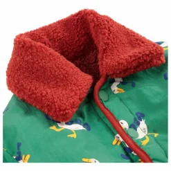 Veste Réversible Façon Sherpa Canards Fibres Recyclées | Rouge