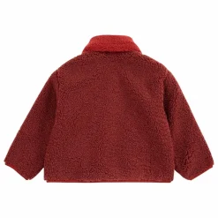 Veste Réversible Façon Sherpa Canards Fibres Recyclées | Rouge
