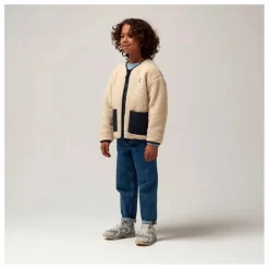 Veste Réversible Façon Sherpa Sleeping Lion | Beige