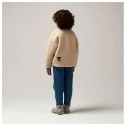 Veste Réversible Façon Sherpa Sleeping Lion | Beige