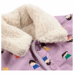 Veste Réversible Façon Sherpa Fibres Recyclées | Lilas