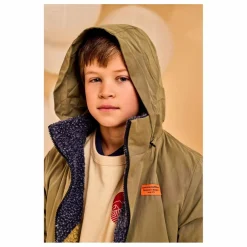 Veste Réversible Façon Sherpa Gordon | Vert olive