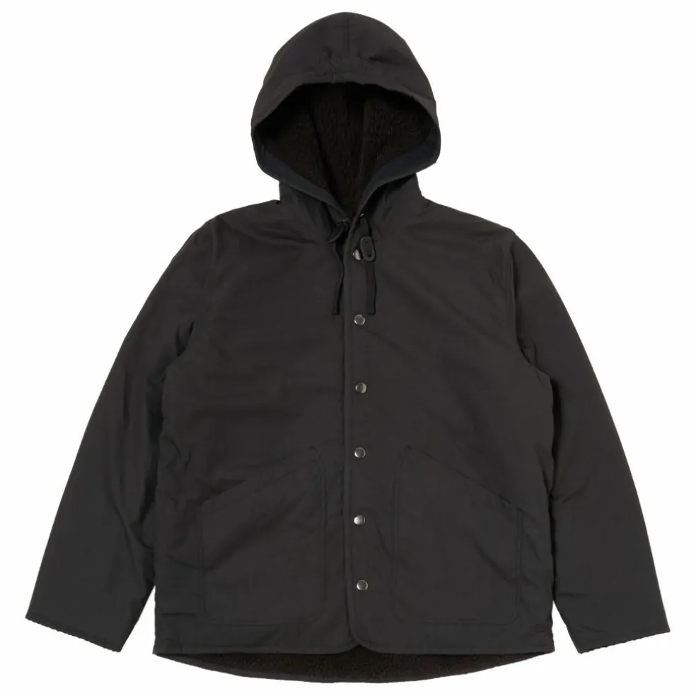 Veste Réversible Simple Capuche | Marron