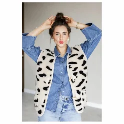 Veste Sans Manches Alpen Guépard - Collection Adulte | Beige