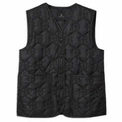 Veste Sans Manches Andy Monogramme | Noir