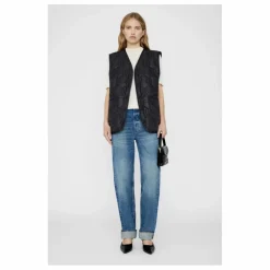 Veste Sans Manches Andy Monogramme | Noir