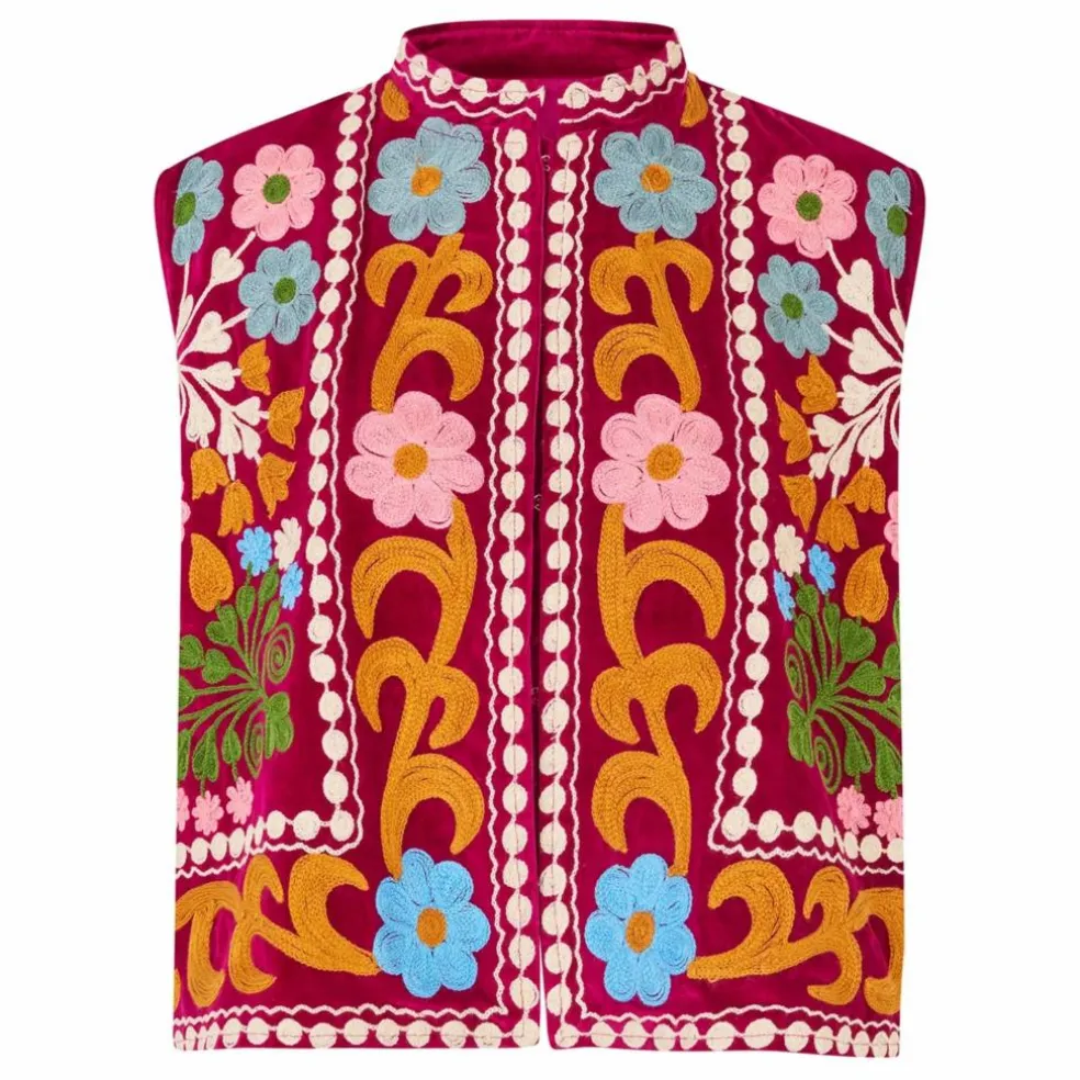 Veste Sans Manches Bin | Rose