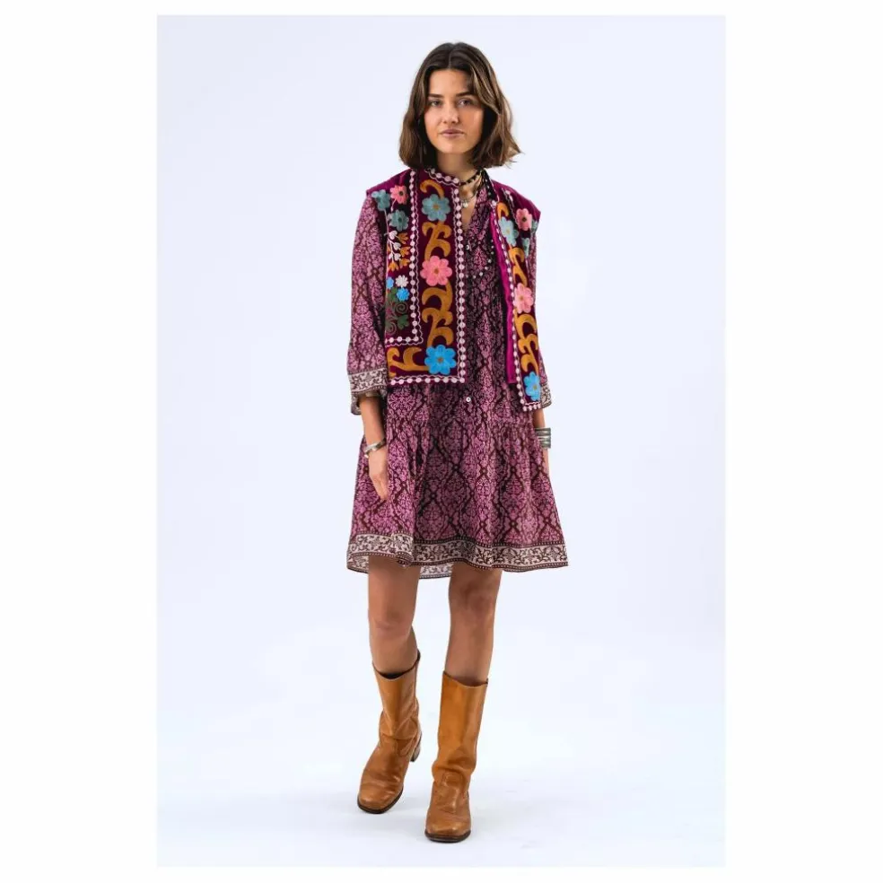 Veste Sans Manches Bin | Rose