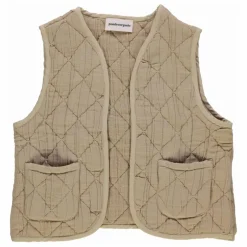 Veste Sans Manches Cercis Coton Bio | Vert olive