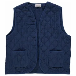 Veste Sans Manches Cercis Denim Coton Bio - Collection Femme | Bleu foncé