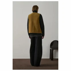 Veste Sans Manches Duomo Cuir | Kaki