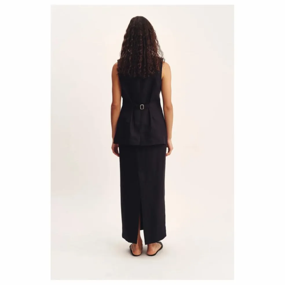 Veste Sans Manches Emma Lin | Noir