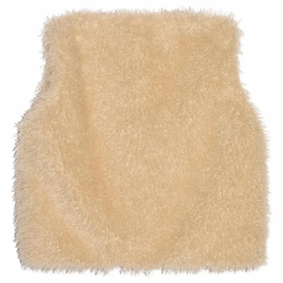Veste Sans Manches Façon Fourrure Joyce | Beige