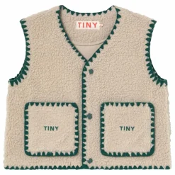 Veste Sans Manches Façon Sherpa | Beige