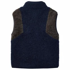 Veste Sans Manches Façon Sherpa Wilderness | Bleu marine