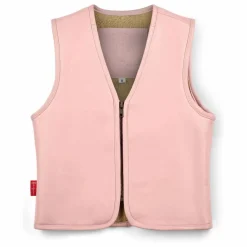 Veste Sans Manches Hold Ya Horses Cuir Nappa | Rose pâle