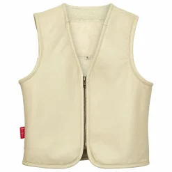 Veste Sans Manches Hold Ya Horses Cuir Nappa | Crème