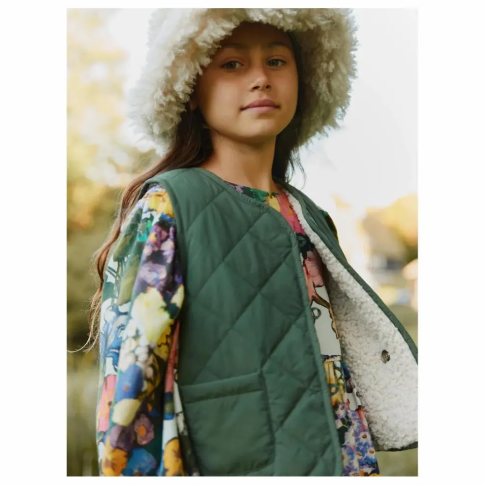 Veste Sans Manches Holla Fibres Recyclées | Vert kaki