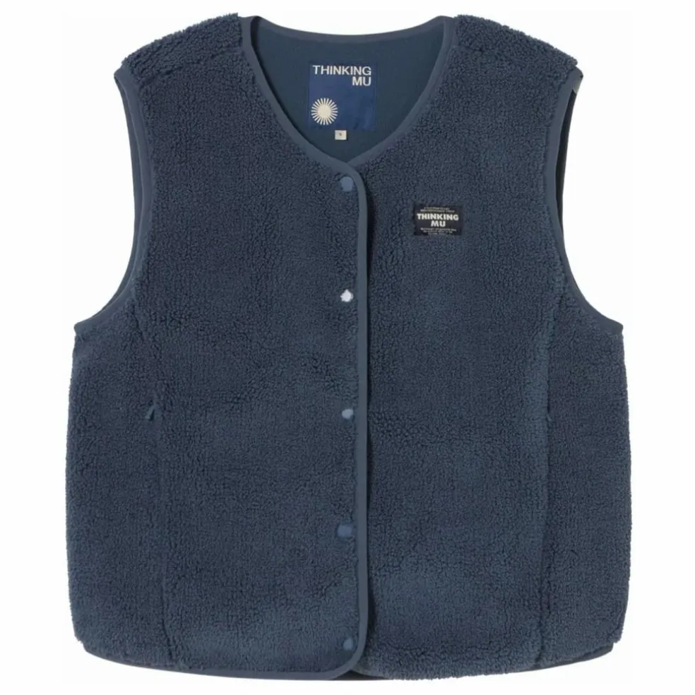 Veste Sans Manches Jay Fibres Recyclées | Bleu