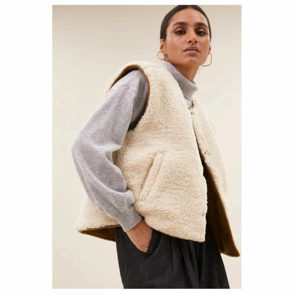 Veste Sans Manches Joelle | Camel