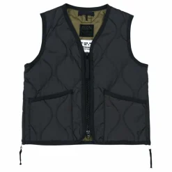 Veste Sans Manches Matelassée Military | Noir