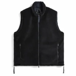 Veste Sans Manches Militaire Réversible Col Montant | Bleu marine - Noir