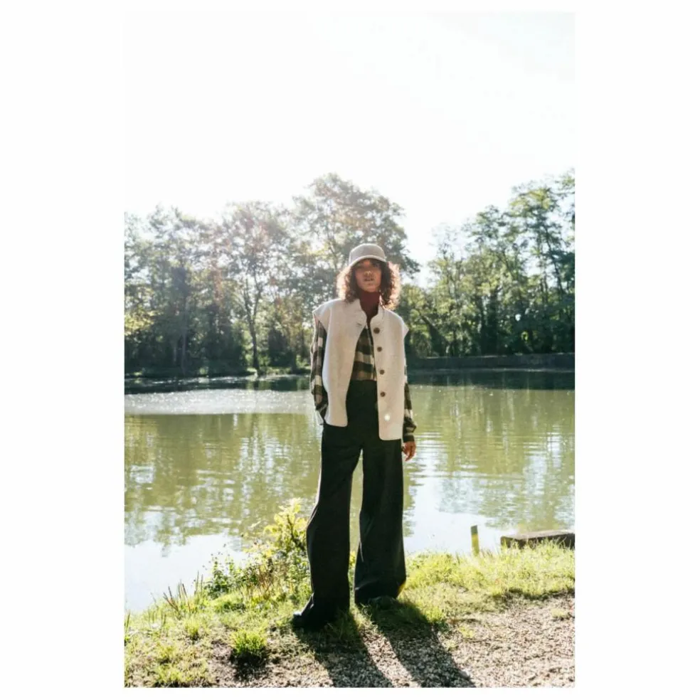 Veste Sans Manches Mireia Laine | Beige