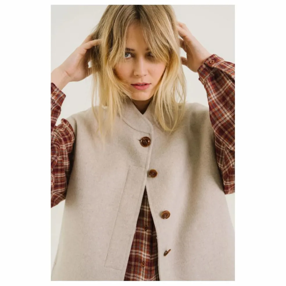 Veste Sans Manches Mireia Laine | Beige