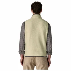 Veste Sans Manches Retro Pile Fibres Recyclées | Naturel