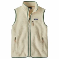Veste Sans Manches Retro Pile Fibres Recyclées | Beige