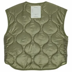 Veste Sans Manches Réversible Molly Fibres Recyclées | Vert kaki