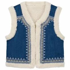 Veste Sans Manches Réversible Figara Denim - Collection Femme | Bleu
