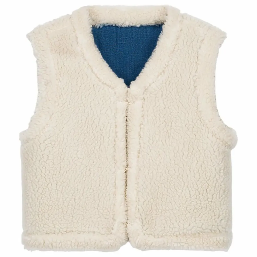 Veste Sans Manches Réversible Figara Denim - Collection Femme | Bleu