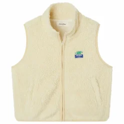 Veste Sans Manches Sherpa Hoktown | Ecru