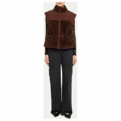 Veste Sans Manches Tariet Teddy | Bordeaux